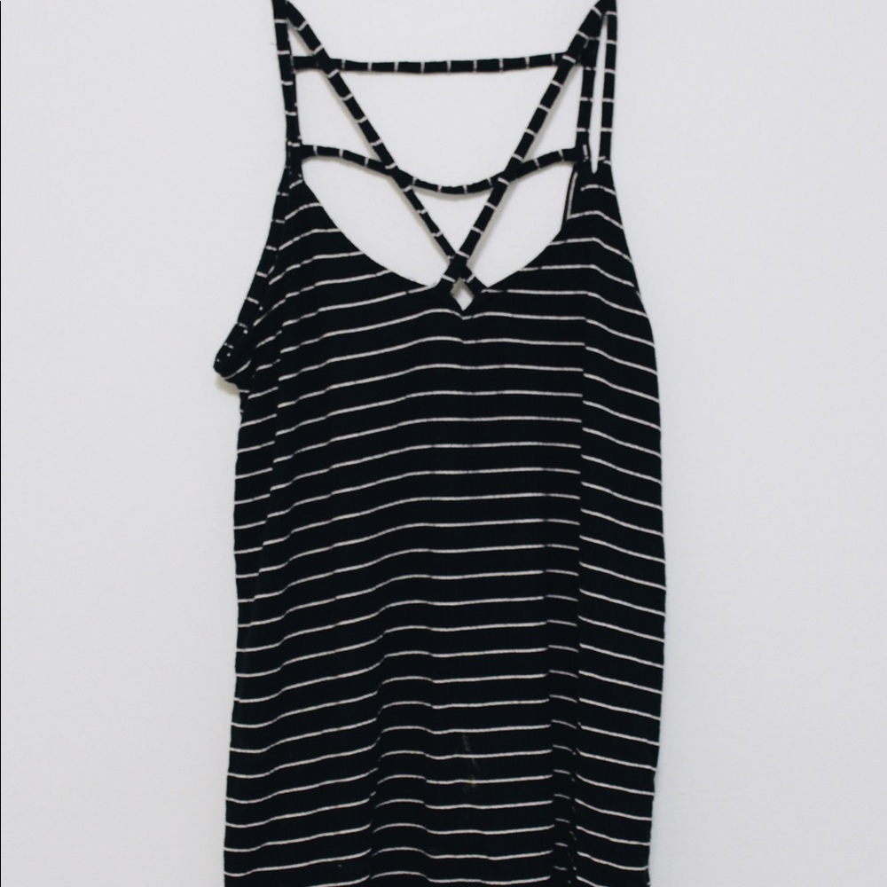 HOLLISTER Strappy Striped Tank Adult XS
